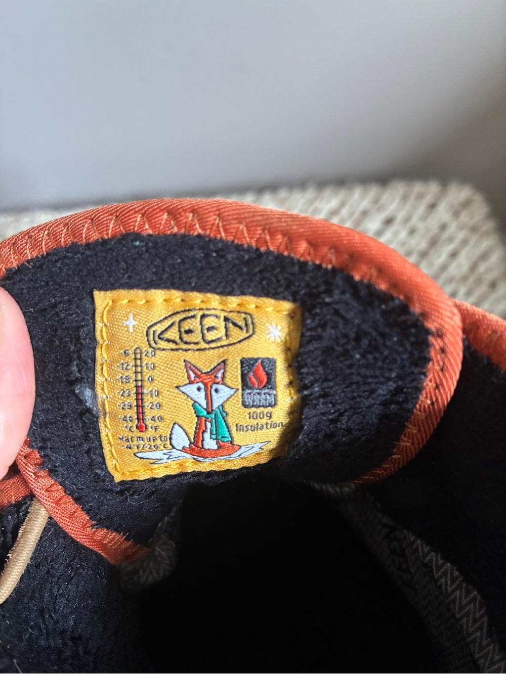 Keen Kids Orange Lace-Up Chukka Boots - Picture 8 of 9